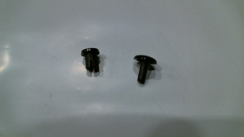 Plastic Rivets
Pull both the Rivet and the thumb tac it goes into.