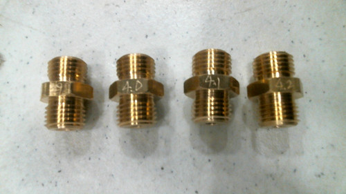 High Altitude Regulator Conversion
For units 0719 or later on the serial #  (Newer)

contains 4 jets
#5.0=  6K to 7K
#5.2=  5K to 6K
#5.4= 3K to 5K
#5.6= 2K to 3K