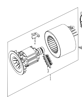 ROTOR STATOR ASSEMBLY 9.5KW