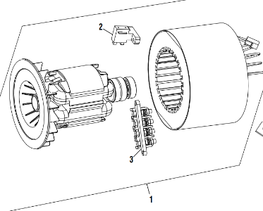 ALTERNATOR (Rotor and Stator only)