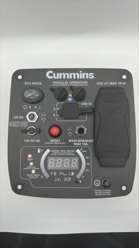 CONTROL PANEL ASSEMBLY (P2500) - EPA
(Not same as A066U033 DC8A connection different.)
0524 and newer
A074Z433 only