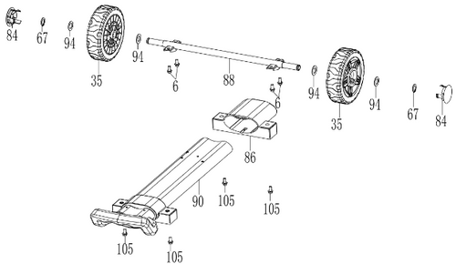 WHEEL KIT ASSEMBLY (iGen5000)