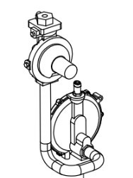 LOW PRESSURE REGULATOR ASSEMBLY(Onboard) (713cc)