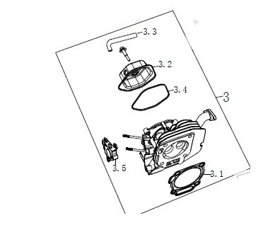 CYLINDER HEAD, CAP,GASKET