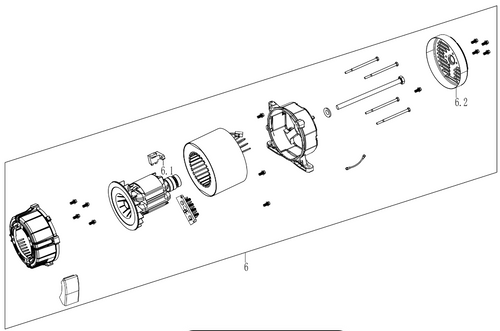 ALTERNATOR KIT ASSEMBLY 14.5KW