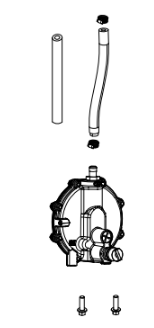 LOW PRESSURE REGULATOR ASSEMBLY(Onboard) with quick-connect pressure reducing valve tip (550cc)