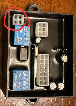 WR0720-2C CONTROL MODULE
#2 black box
14 pin connection
6 pin connection
4 pin connection