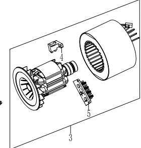 ROTOR STATOR ASSEMBLY 14.5KW