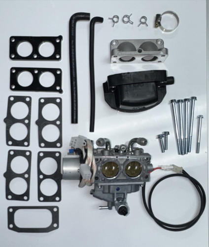 CARBURETOR KIT ASSEMBLY
for 2024 units with quick connect units
3 gas port top