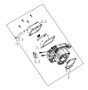 CYLINDER HEAD PARTS ONLY
CYLINDER HEAD GASKET
CYLINDER HEAD COVER
EXHAUST PIPE
CYLINDER HEAD COVER GASKET
CARBURETOR CONNECTION BLOCK
