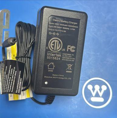 Westinghouse 511076 - Battery Charger INPUT : 100-240VAC 0.8A MAX 50/60Hz -  Westinghouse Parts