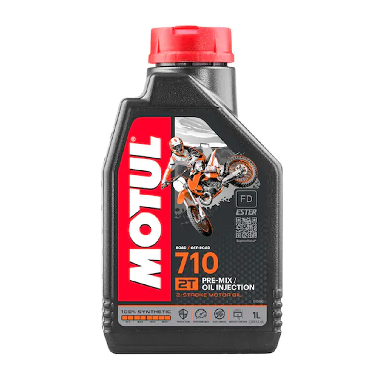 Motul 710 Synthetic 2-Stroke Engine Oil – 4 Litres - Cornish Scoots