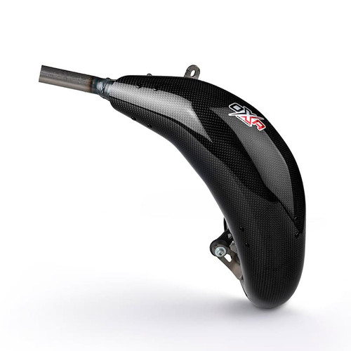 OXA Carbon Front Pipe Protector for X8 125cc KTM, Yamaha, Sherco & Beta