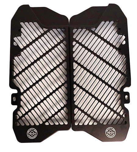 KAWASAKI RADIATOR GUARDS 2024+ KX450 2025 KX250 Black KAWASAKI RADIATOR GUARDS 2024+ KX450 2025 KX250 Black
