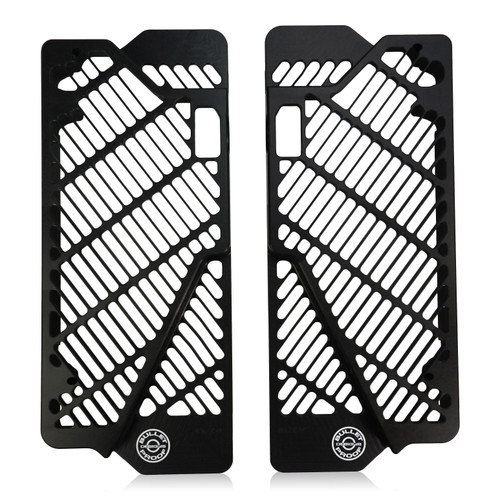 YAMAHA RADIATOR GUARDS YZF 250-450F/FX 2018-2026/ WR 450 2018-2026/ WR 250 2020-2026 Black