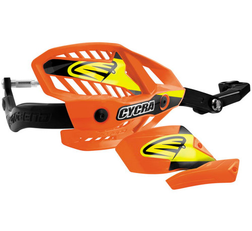 Cycra Pro Bend Ultra Handguards With HCM Mount – 1-1/8" Bars, Husqvarna Yellow