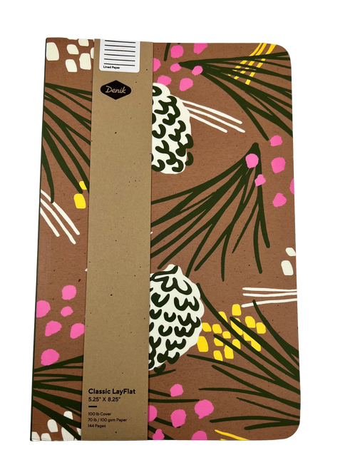 Modern Pine By Denik Journal Notebook Diary 5.25"x8.25" 144 lined pages
