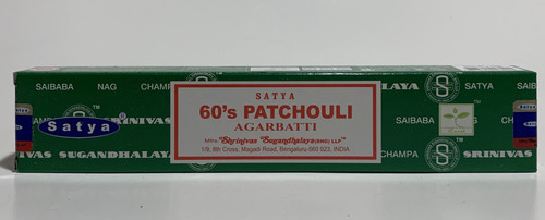 Satya 60's Patchouli Incense Sticks 15 Gram Box