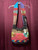 Monk Bag - Fringed Multi-Color with Peace Symbol Handmade in Nepali