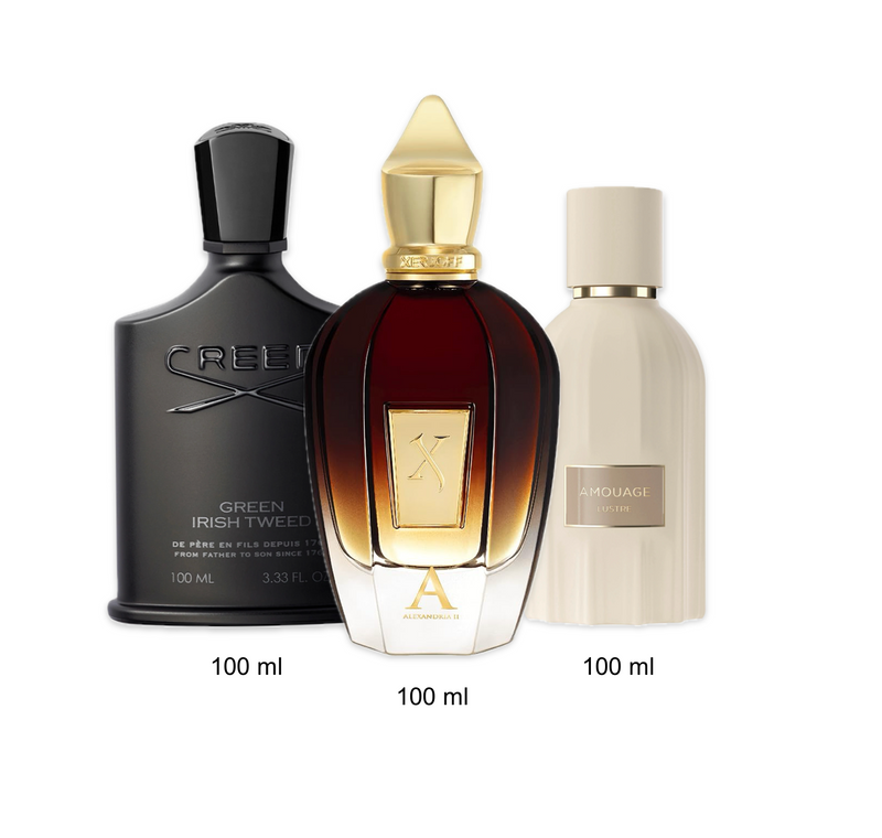 BLACK DEAL - ALEXANDRIA II + LUSTRE + GREEN IRISH TWEED