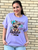 "A Bit of A Mess" anxiety cow T-shirt