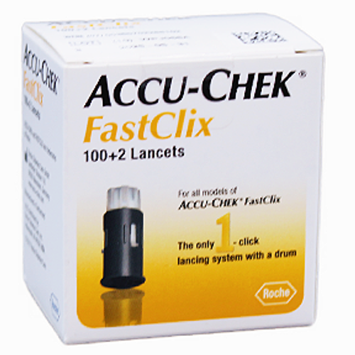 Accu Chek Fastclix Lancets 102 count