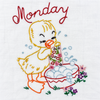Aunt Martha's® Hand Stitch Iron-on Embroidery Transfer Pattern #3740 Ducky Ducks.