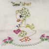 Aunt Martha's® Iron-on Hand Stitch Embroidery Transfer Pattern #3979 Sunbonnet Duck Sew What