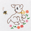 Aunt Martha's® Iron-on Hand Stitch Embroidery Transfer Pattern #3879 Puppy Tales.