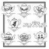 Aunt Martha's #3898 Floral Teapots