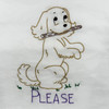 Aunt Martha's® Iron-on Hand Stitch Embroidery Transfer Pattern #3052 Playful Cocker Puppy Please