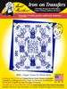 Aunt Martha's® Iron-on Hand Stitch Embroidery Transfer Pattern #3693 Angels & Prayer for Child's Quilt (RETAIL FRONT)