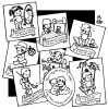 Aunt Martha's Hand Stitch Iron-on Embroidery Transfer Pattern #3824 Monday's Child
