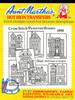 Aunt Martha's Embroidery Transfer Pattern #3895 Cross Stitch Victorian Houses 