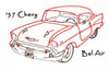 Aunt Martha's Hand Stitch Iron-on Embroidery Transfer Pattern #4002 Road Rage. Designs for Quilt Blocks or Tea Towels.