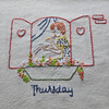 Aunt Martha's® Iron-on Hand Stitch Embroidery Transfer Pattern #4020 Happy Homemaker - Thursday