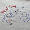 Aunt Martha's® Iron-on Embroidery Transfer Pattern #4014 Baby Chicks - Wash Day