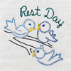 Aunt Martha's® Iron-on Hand Stitch Embroidery Transfer Pattern #4014 Baby Chicks.
