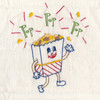 Stitcher's Revolution® Hand Stitch Iron-on Embroidery Transfer Pattern #SR15 Movie Munchies.