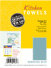 Aunt Martha's Stitch 'Em Up Solid Dishtowel (Robin Egg Blue) Pkg of 2 towels