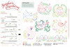 Stitcher's Revolution® #SR26 Fanciful Birds Iron-on Hand Stitch Embroidery Transfer Pattern.