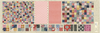 Treasured Threadz™ Quilt Block Fabric Panel - Postage Stamp Retro (ABTT201)