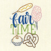 Aunt Martha’s #4045 It’s Fair Season iron-on embroidery transfer pattern - Fair Time.