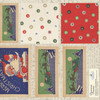 Treasured Threadz™ Fabric Panel - Santa's Sleigh Ride (ABTT206) fabric panel sectional close-up.