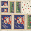 Treasured Threadz™ Fabric Panel - Santa's Sleigh Ride (ABTT206) fabric panel sectional close-up.
