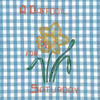 Vogart #215 A Flower A Day for Your Kitchen vintage iron-on Days of the Week embroidery transfer pattern featuring seven floral designs and smaller motifs for potholders and guest towels.