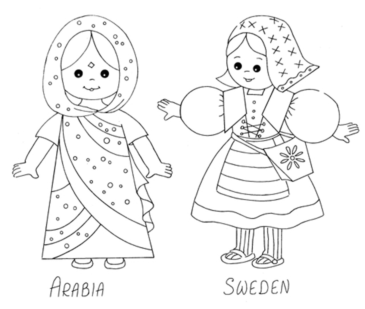 Printable Princess Coloring Pages 70 Pages -  Sweden