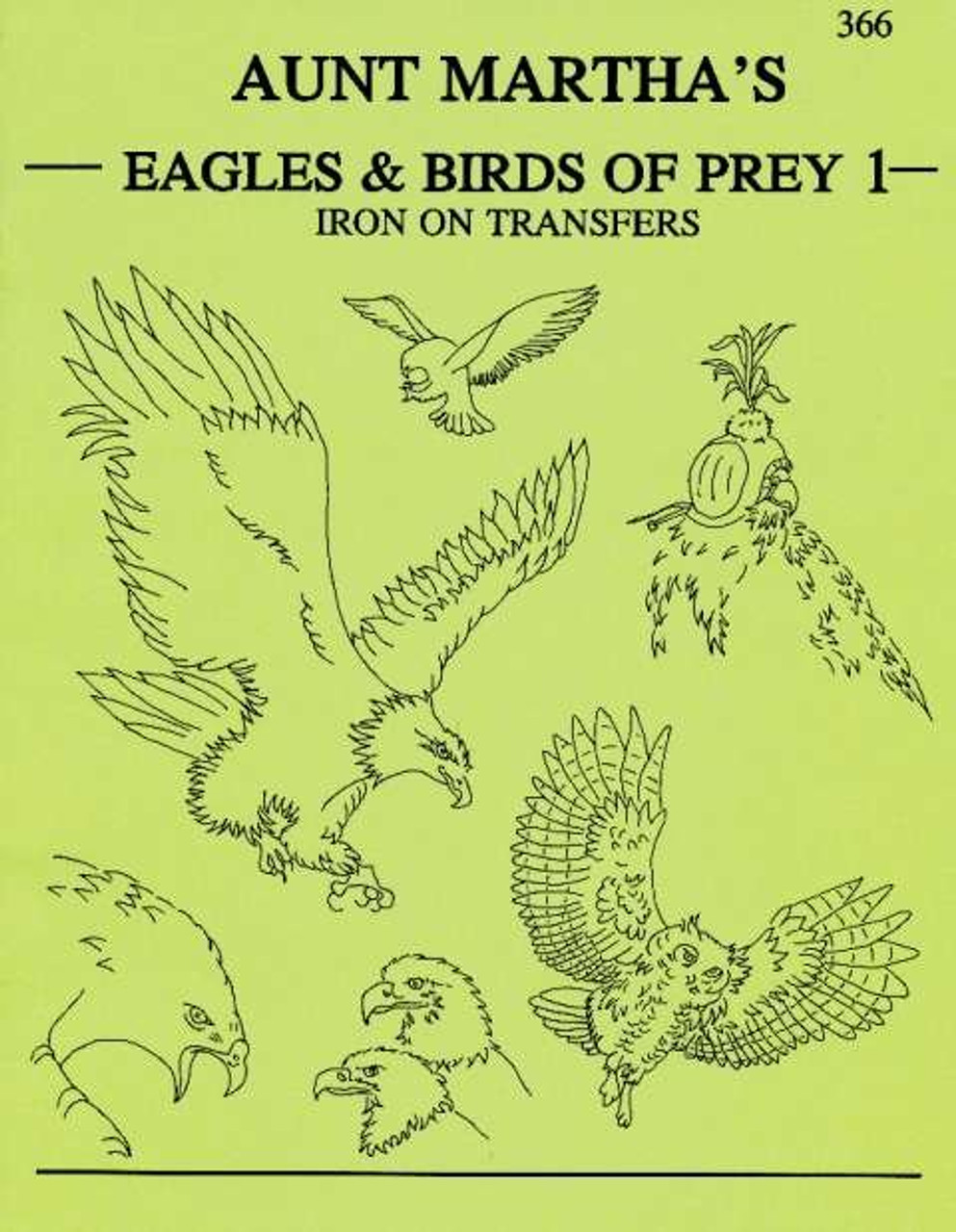 Aunt Martha's #366 Eagles & Birds of Prey