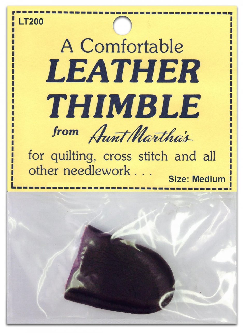 Leather Thimble – Fibr & Cloth Studio