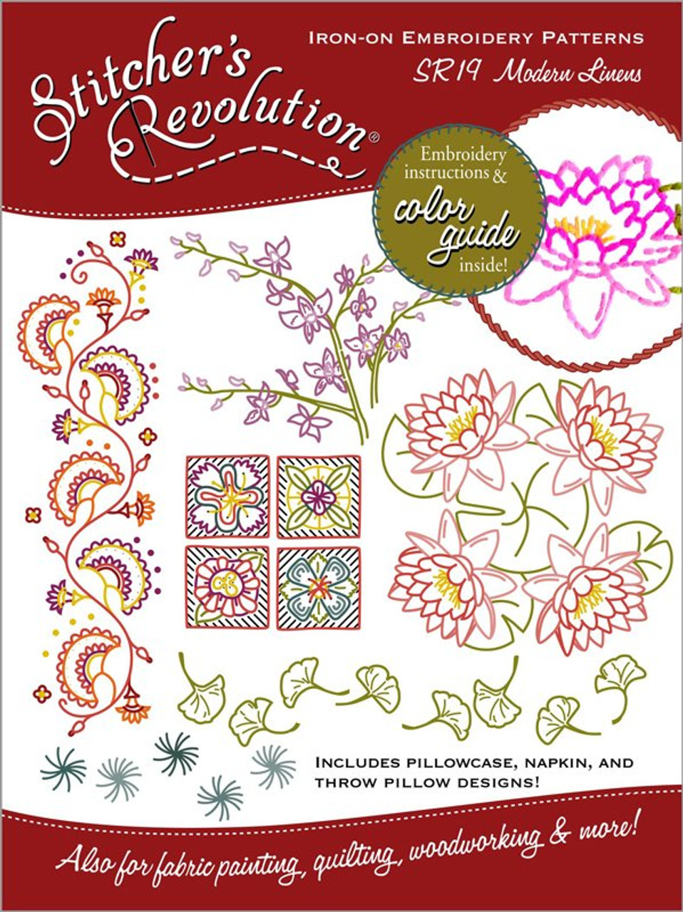 Stitchers Revolution Clearance, FANCIFUL BIRDS SR26 Embroidery Pattern, Iron  on Embroidery Patterns With Floss Recommendations, Ships Fast 